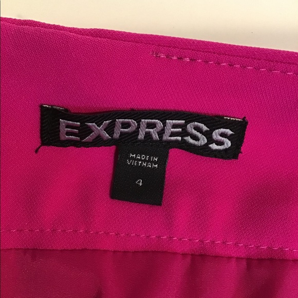 Express Pink lined Skirt - Picture 5 of 7